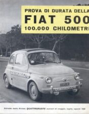 1958 – La prova di quattroruote, 100.000 Km senza intoppi!!