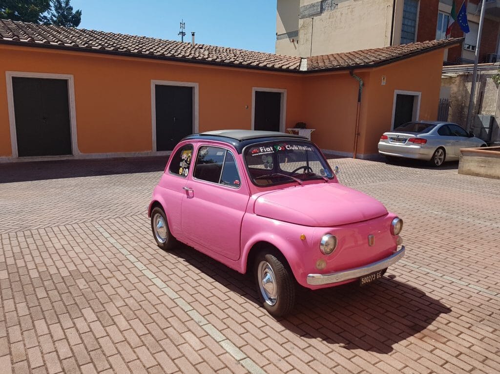 La fiat 500 di Sheila