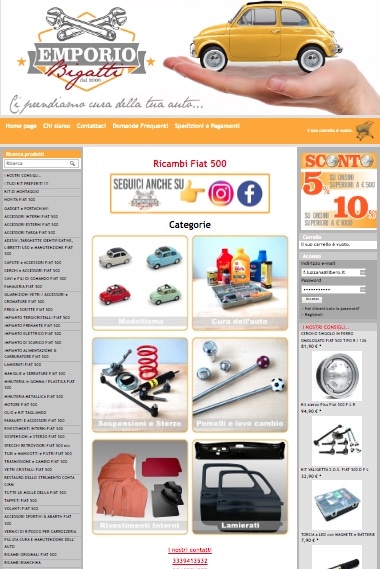 Ricambi Online per la Tua Fiat 500 d'Epoca