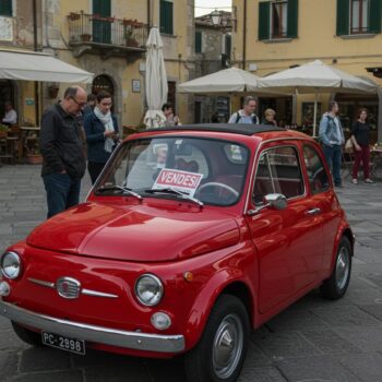 A volte tocca separarsi dalla propria Fiat 500